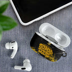 Richmond Tigers AirPods Case Urban Graffiti Street Art - Bold Abstract Spray Paint