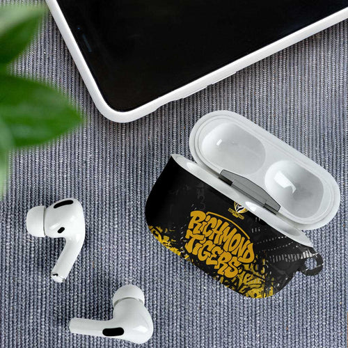 Richmond Tigers AirPods Case Urban Graffiti Street Art - Bold Abstract Spray Paint