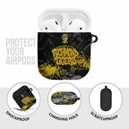 Richmond Tigers AirPods Case Urban Graffiti Street Art - Bold Abstract Spray Paint