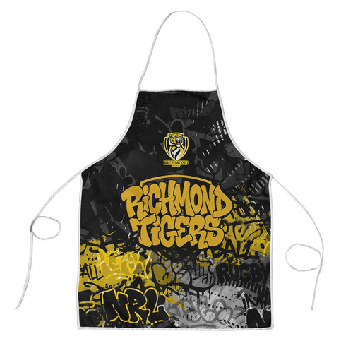 Richmond Tigers Apron Urban Graffiti Street Art - Bold Abstract Spray Paint