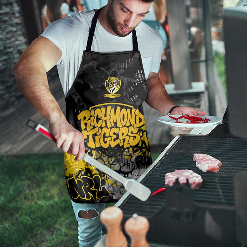 Richmond Tigers Apron Urban Graffiti Street Art - Bold Abstract Spray Paint