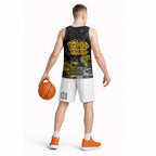 Richmond Tigers Basketball Jersey Urban Graffiti Street Art - Bold Abstract Spray Paint