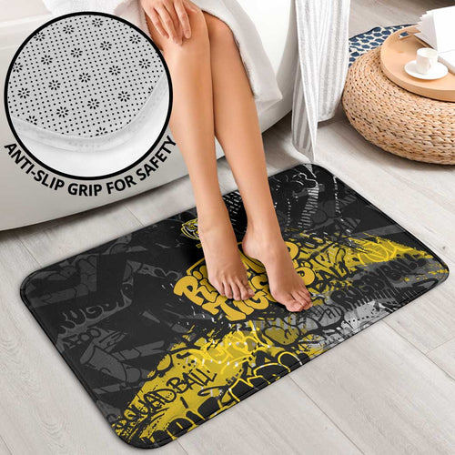 Richmond Tigers Bathroom Set Urban Graffiti Street Art - Bold Abstract Spray Paint