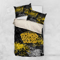 Richmond Tigers Bedding Set Urban Graffiti Street Art - Bold Abstract Spray Paint