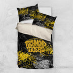 Richmond Tigers Bedding Set Urban Graffiti Street Art - Bold Abstract Spray Paint