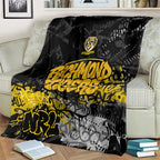 Richmond Tigers Blanket Urban Graffiti Street Art - Bold Abstract Spray Paint