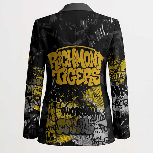 Richmond Tigers Blazer Urban Graffiti Street Art - Bold Abstract Spray Paint