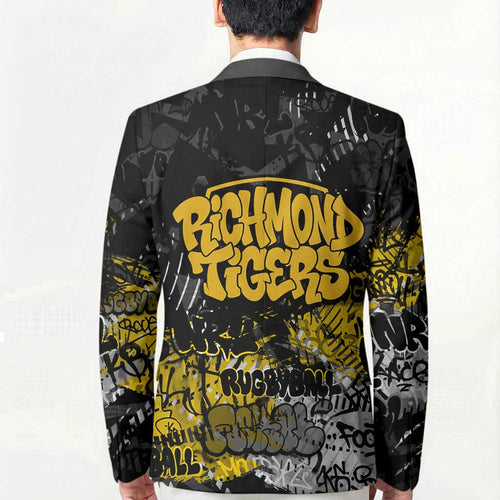 Richmond Tigers Blazer Urban Graffiti Street Art - Bold Abstract Spray Paint