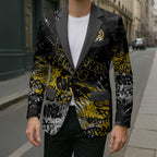 Richmond Tigers Blazer Urban Graffiti Street Art - Bold Abstract Spray Paint