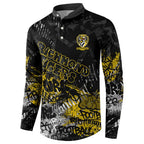 Richmond Tigers Button Sweatshirt Urban Graffiti Street Art - Bold Abstract Spray Paint