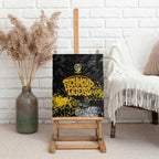 Richmond Tigers Canvas Wall Art Urban Graffiti Street Art - Bold Abstract Spray Paint