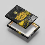 Richmond Tigers Canvas Wall Art Urban Graffiti Street Art - Bold Abstract Spray Paint