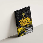 Richmond Tigers Canvas Wall Art Urban Graffiti Street Art - Bold Abstract Spray Paint