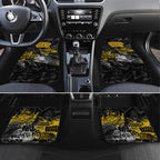 Richmond Tigers Car Mats Urban Graffiti Street Art - Bold Abstract Spray Paint