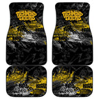 Richmond Tigers Car Mats Urban Graffiti Street Art - Bold Abstract Spray Paint