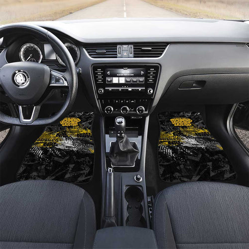 Richmond Tigers Car Mats Urban Graffiti Street Art - Bold Abstract Spray Paint
