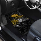 Richmond Tigers Car Mats Urban Graffiti Street Art - Bold Abstract Spray Paint