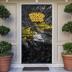Richmond Tigers Door Cover Urban Graffiti Street Art - Bold Abstract Spray Paint