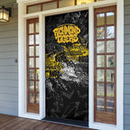 Richmond Tigers Door Cover Urban Graffiti Street Art - Bold Abstract Spray Paint
