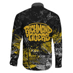 Richmond Tigers Family Matching Mermaid Dress and Hawaiian Shirt Urban Graffiti Street Art - Bold Abstract Spray Paint