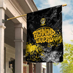 Richmond Tigers Garden Flag Urban Graffiti Street Art - Bold Abstract Spray Paint