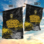 Richmond Tigers Garden Flag Urban Graffiti Street Art - Bold Abstract Spray Paint