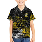 Richmond Tigers Hawaiian Shirt Urban Graffiti Street Art - Bold Abstract Spray Paint