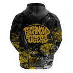 Richmond Tigers Hoodie Urban Graffiti Street Art - Bold Abstract Spray Paint