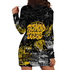 Richmond Tigers Hoodie Dress Urban Graffiti Street Art - Bold Abstract Spray Paint