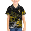 Richmond Tigers Kid Hawaiian Shirt Urban Graffiti Street Art - Bold Abstract Spray Paint