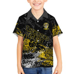 Richmond Tigers Kid Hawaiian Shirt Urban Graffiti Street Art - Bold Abstract Spray Paint