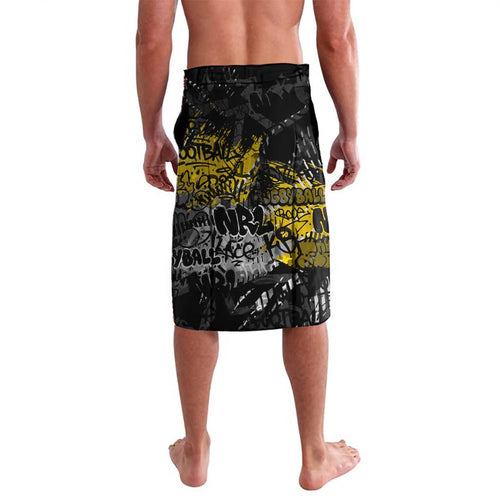 Richmond Tigers Lavalava Urban Graffiti Street Art - Bold Abstract Spray Paint