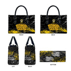 Richmond Tigers Leather Bag Urban Graffiti Street Art - Bold Abstract Spray Paint