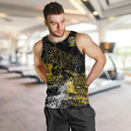 Richmond Tigers Men Tank Top Urban Graffiti Street Art - Bold Abstract Spray Paint