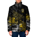Richmond Tigers Padded Jacket Urban Graffiti Street Art - Bold Abstract Spray Paint