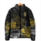 Richmond Tigers Padded Jacket Urban Graffiti Street Art - Bold Abstract Spray Paint