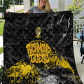 Richmond Tigers Quilt Urban Graffiti Street Art - Bold Abstract Spray Paint