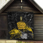 Richmond Tigers Quilt Urban Graffiti Street Art - Bold Abstract Spray Paint