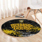 Richmond Tigers Round Carpet Urban Graffiti Street Art - Bold Abstract Spray Paint