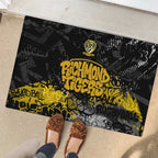 Richmond Tigers Rubber Doormat Urban Graffiti Street Art - Bold Abstract Spray Paint