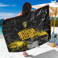 Richmond Tigers Sarong Urban Graffiti Street Art - Bold Abstract Spray Paint