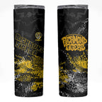 Richmond Tigers Skinny Tumbler Urban Graffiti Street Art - Bold Abstract Spray Paint
