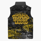 Richmond Tigers Sleeveless Puffer Jacket Urban Graffiti Street Art - Bold Abstract Spray Paint