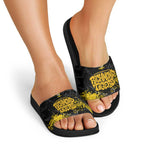 Richmond Tigers Slide Sandals Urban Graffiti Street Art - Bold Abstract Spray Paint