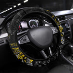 Richmond Tigers Steering Wheel Cover Urban Graffiti Street Art - Bold Abstract Spray Paint
