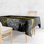 Richmond Tigers Tablecloth Urban Graffiti Street Art - Bold Abstract Spray Paint