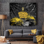 Richmond Tigers Tapestry Urban Graffiti Street Art - Bold Abstract Spray Paint