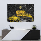 Richmond Tigers Tapestry Urban Graffiti Street Art - Bold Abstract Spray Paint