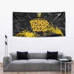 Richmond Tigers Tapestry Urban Graffiti Street Art - Bold Abstract Spray Paint