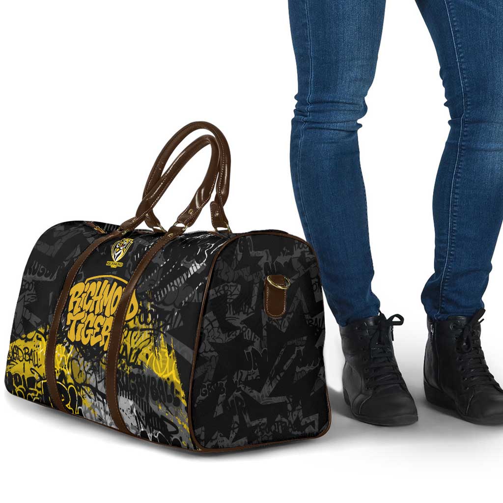 Richmond Tigers Travel Bag Urban Graffiti Street Art - Bold Abstract Spray Paint